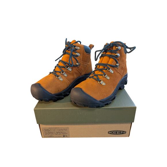 KEEN Pyrenees Women’s Waterproof Hiking Boots 6.5 – Maple / Marmalade, NIB - Picture 5 of 6